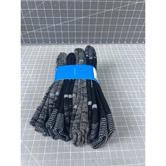 Women's Columbia Crew Socks 4-11 NEW 4-pack Black/Black Outdoor/Hiking ~~ - Picture 2 of 6